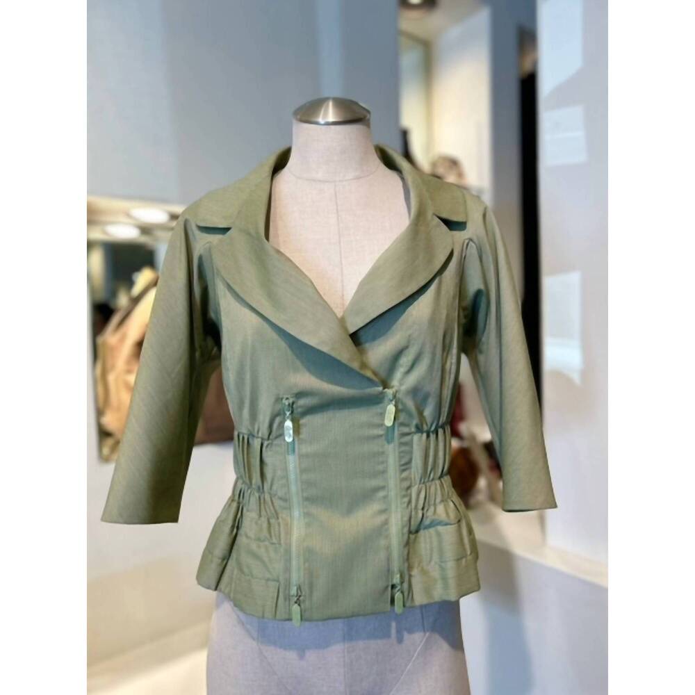NEW BYRON LARS seauty blazer in green